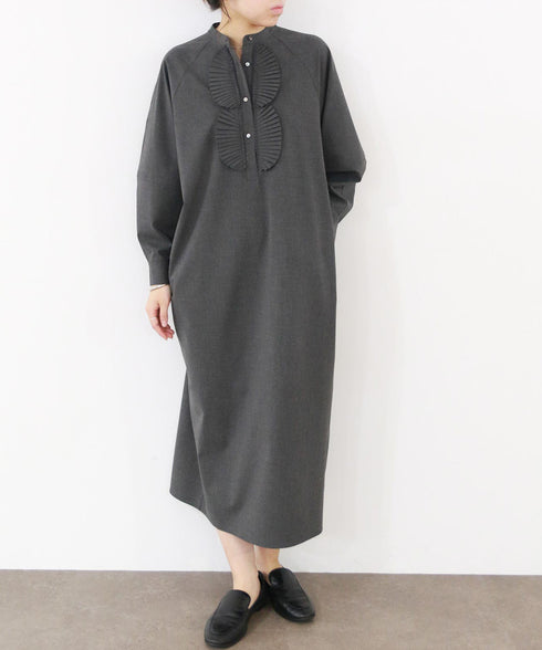 【SOI-MeME】pleats jabot one-piece